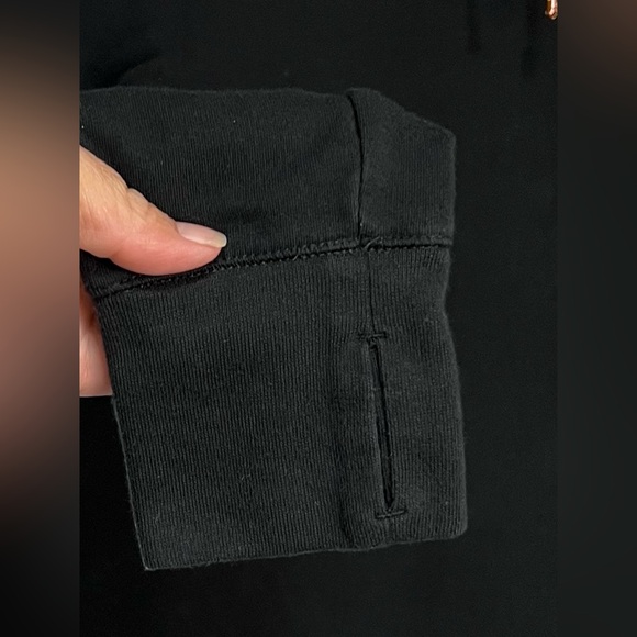 Isabel Maternity by Ingrid & Isabel Black Pullover Hoodie | Cotton | Stretch - Picture 5 of 9